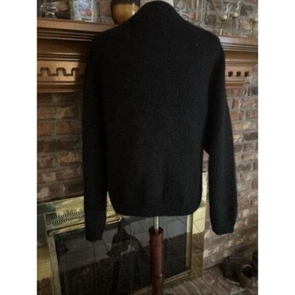 Penbrooke Lane Black Mohair Cardigan Size Medium - Picture 3 of 6
